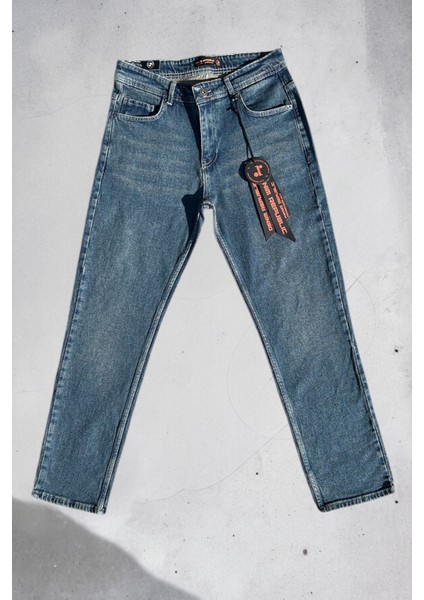 Erkek Mavi Regular Kot Pantolon Likralı fiyatları