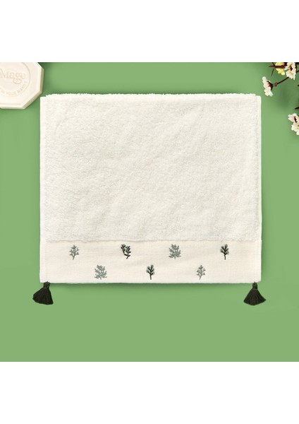 Soft Kayu El Havlusu - Ekru - 30X50 cm