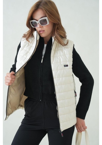 İçi Astarlı Su ve Rüzgar Geçirmez Cepli Kadın Yelek fiyatları