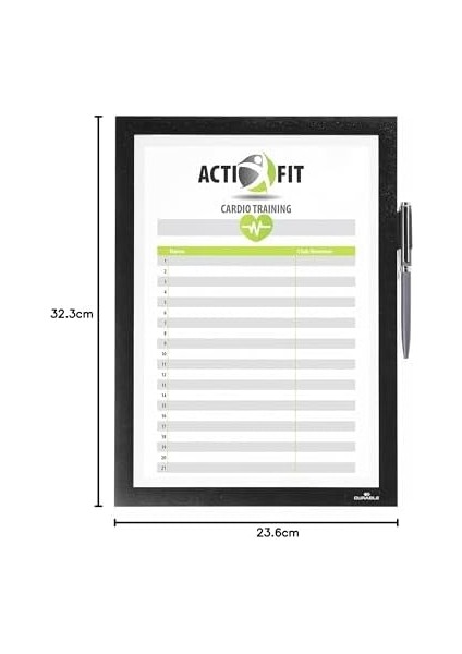 499301 Duraframe A4 Çerçeve, 1 Adet, Siyah modelleri