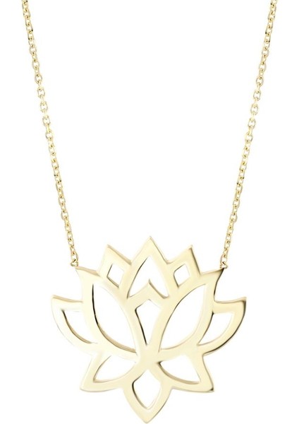 14 Ayar Lotus Altın Kolye fiyatları