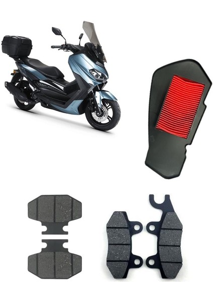 Rks Grace 202 Bakım Seti Ön-Arka Balata ve Hava Filtresi