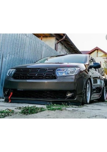 Dacia Sandero 2009-2020 Uyumlu Evrensel 2 Parça Astra H Model Ön Ek Tampon Dili Lip Esnek Karlık modelleri
