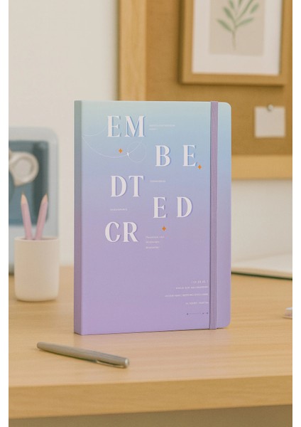 Ajanda Günlük Çizgili Not Defteri Notebook Embedtedcr