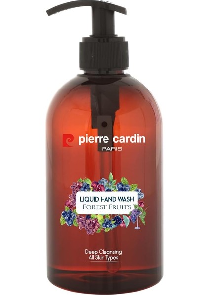Pierre Cardin Liquid Hand Wash 480 ml – Forest Fruits - Sıvı Sabun - Orman Meyveleri
