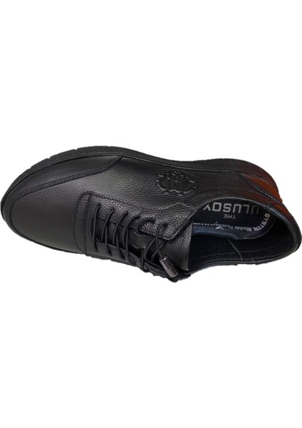 Erkek Günlük Mevsimlik Kışlık Hakiki Deri Ayakkabı Kaydırmaz Taban Ortopedik Akıllı Bağcıklı fırsatları