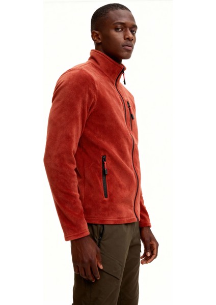 Erkek Extreme Rüzgar Geçirmez Cepli Outdoor Tam Fermuarlı Polar Ceket E223