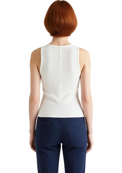 Kadın Fermuarlı Vücut Saran Triko Bluz Kaliteli Şık Rahat Modern Zarif Günlük modelleri