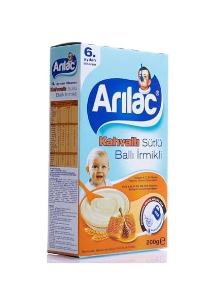 Arılac Instant Ek Gıda Ballı Irmikli 200 G