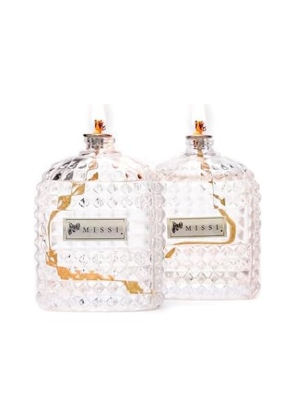 Vanilya Sandal Kokulu Oval Cam Şişe Kandil Seti (2X100 Ml) fiyatları