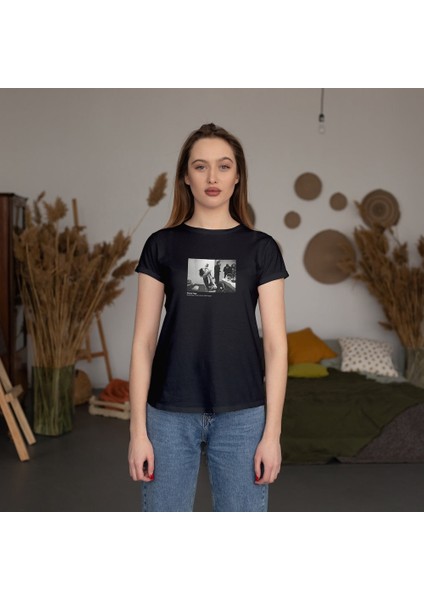 Jimmy Page Backstage Indianapolis 1975 Tişört - Siyah fiyatları