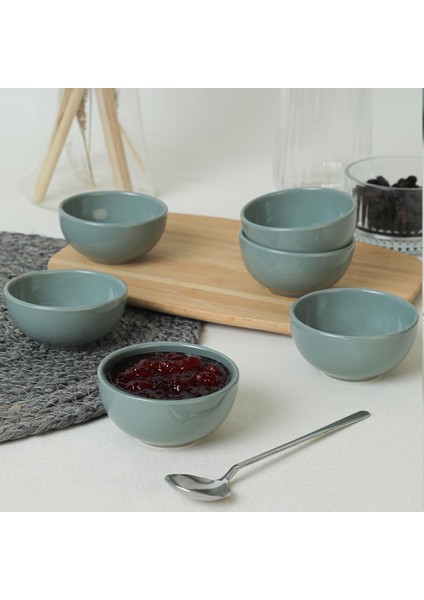 Yeşil Bulut Mini Çerezlik/sosluk 8 cm 6 Adet 326