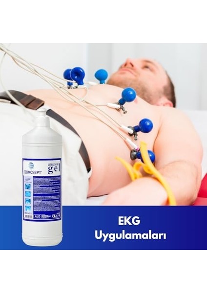 Dermosept Ultrason Ekg ve Lazer Epilasyon Jeli 1000 ml