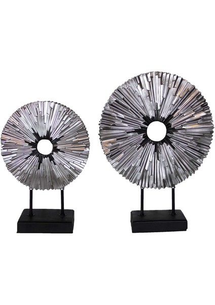 North Star Ikili Biblo Gümüş