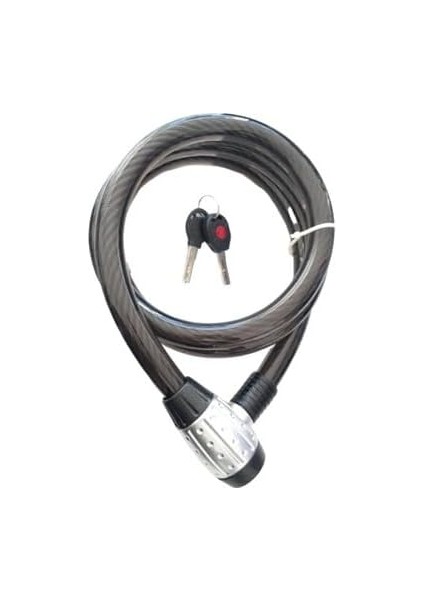 Güvenlik Titanı Motor Kilit 25 x 200 [ışıklı Anahtar] Zhongli (Siyah)