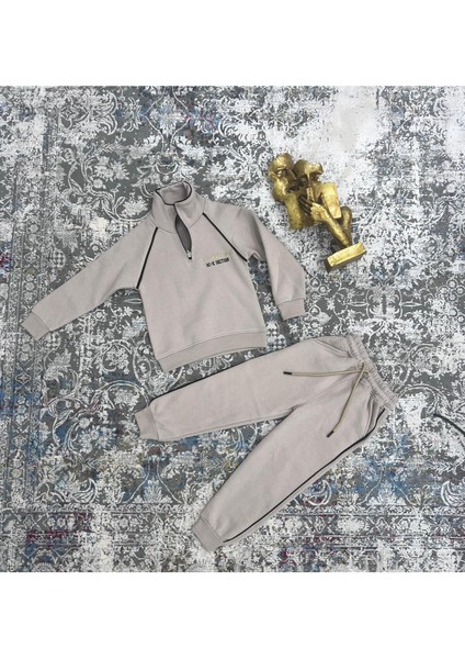 Erkek Çocuk 3 Iplik Şardonlu Eşofman Takım 5-12 Yaş (Premıum Seri)