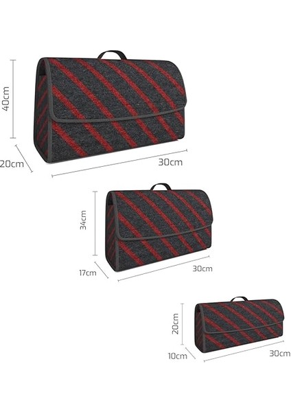 3 Adet Araç Bagaj Düzenleyici Çanta Organizer Araba Çantası Oto Içi Eşya Aksesuarları Düzenleme Otomobil Aksesuar Malzeme Toparlayıcı Bagaj Çantası fırsatları