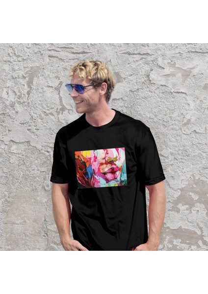 Lips Tişört - Siyah modelleri