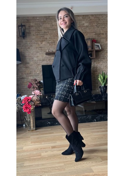 Premium Kalite Kadın Kısa Kaşe Kaban | Trend Oversize Muadil Model modelleri