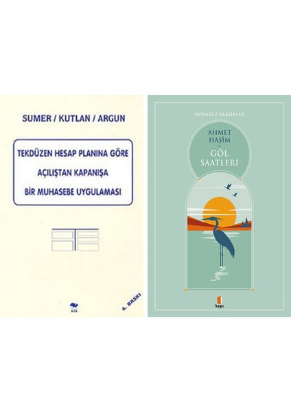 Tekdüzen Hesap Planına Göre Açılıştan Kapanışa Bir Muhasebe Uygulaması + Göl Saatleri