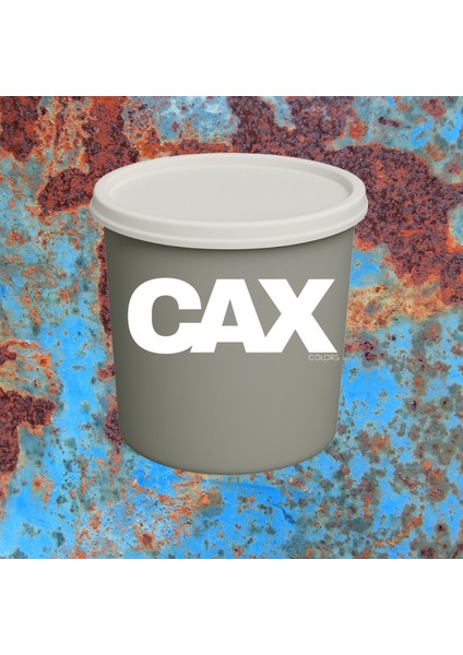 Pas Üstü Metal Boyası Pürüzsüz Yüzey 1 Litre Bant-Eldiven-Rulo Fırça-Zımpara