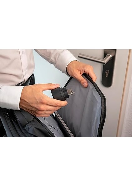 Seyahat Fişi/seyahat Adaptörü (Seyahat Priz Adaptörü: Abd Priz ve Euro Fiş) 15 Am| Maks. 1875 W, Siyah fırsatları