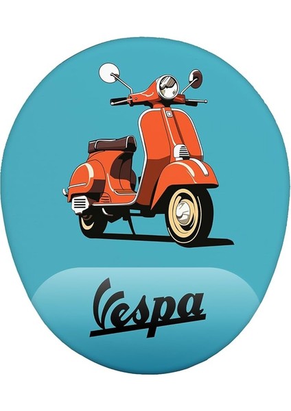 Vespa Bilek Destekli Mouse Pad