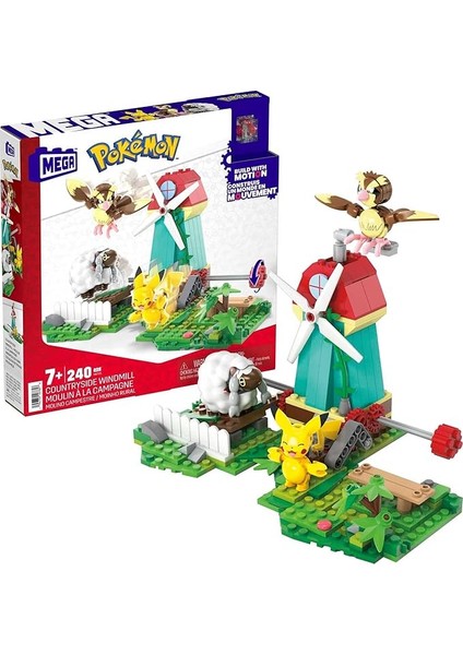 Bloks Pokémon Yel Değirmeni Kasabası Seti, Çok Renkli