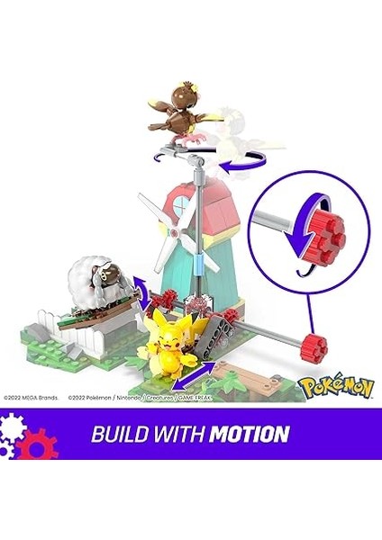 Bloks Pokémon Yel Değirmeni Kasabası Seti, Çok Renkli fiyatları