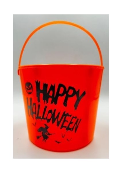 Halloween Işıklı Gövdeli Şeker Kovası Bal Kabağı Turuncu modelleri