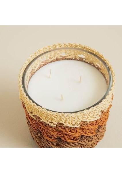 Tığ Işi Kokulu Mum 12X13 cm modelleri