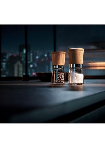 Ahşap 2'li Baharat Değirmeni Seti fiyatları