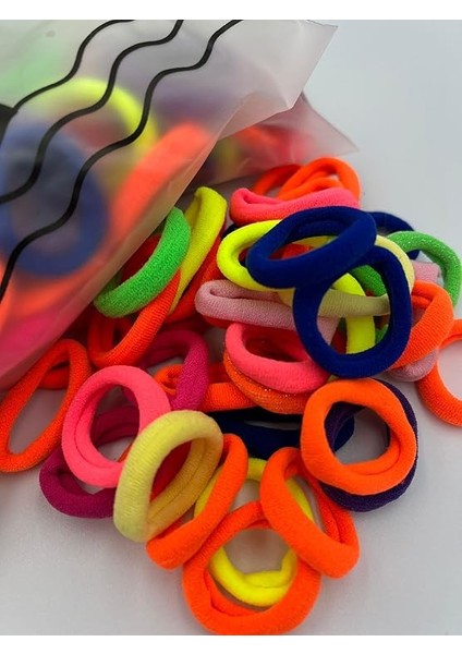 Bijuteri Cüzdanlı, Küçük Boy Lastik Toka (Rengarenk) fırsatları