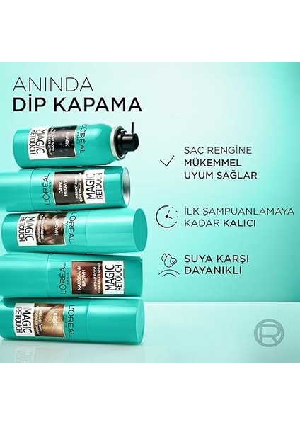 Parıs Magic Retouch Beyaz Dipleri Kapatıcı Sprey 75 ml - Kahverengi fırsatları