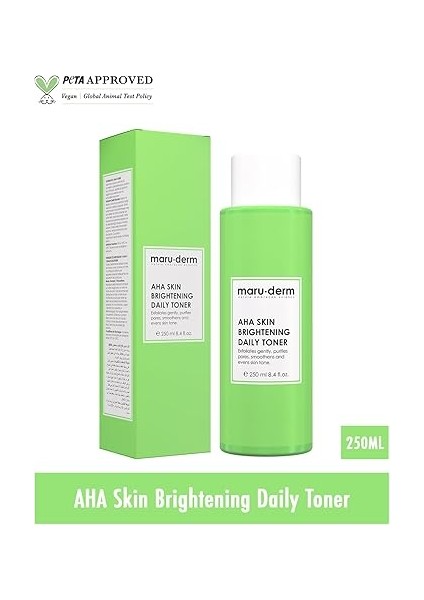 Maruderm Leke Karşıtı Cilt Beyazlatıcı Laktik Asit%5 Glikolik Asit%1 Aha Tonik 250 ml fırsatları