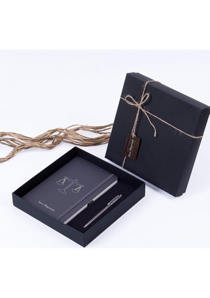 Hediye Avukata Ajanda Kalem Seti/kişiye Özel Kutusu/kurumsal Seti