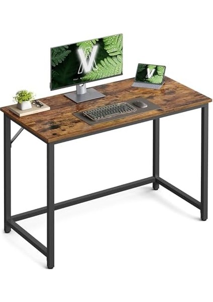 Çalışma Masası, Bilgisayar Masası, Dar Ofis Masası, 100 x 50 x 75 Cm, Çalışma Odası, Ev Ofisi, Ofis, Kurulum, Metal, Endüstriyel Tasarım, -Siyah LWD41X fiyatları