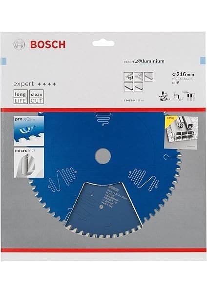 2608644118 Dairesel Testere Bıçağı Expert For Alüminyum, Mavi, 2608644119, 0 Watts, 0 Volts fiyatları