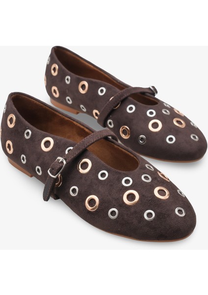 Glide Kadın Babet - Kahve Süet fiyatları