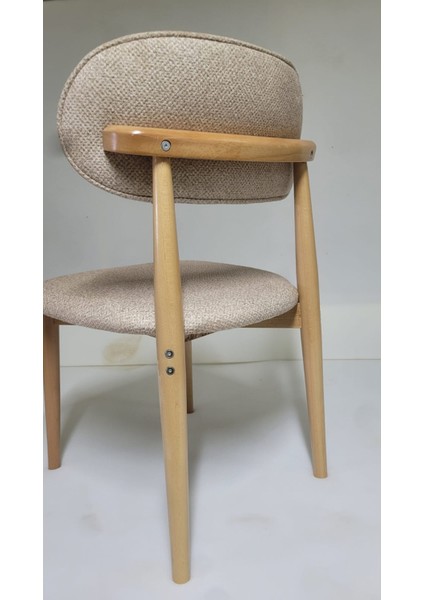 Ahşap Sandalye Bohem Tarz (De monte)Gürgen ağacı kalitesi ile Natürel Boyalı Puffy Kumaş ve de monte özelliği kurulum kolaylığı rahat oturum ve konforu bir arada indirimleri