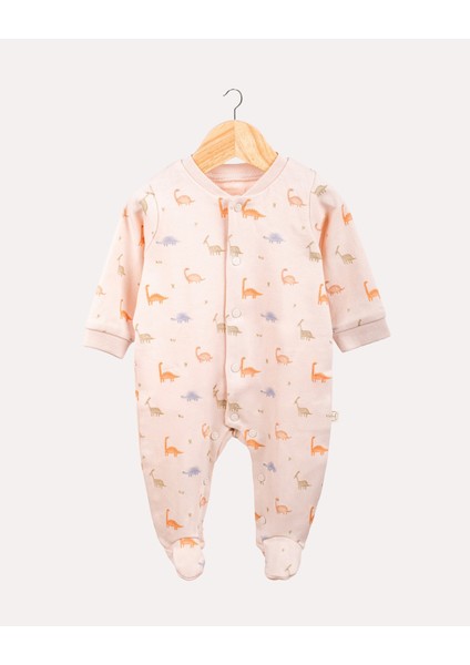 %100 Organik Pamuk Gots Sertifikalı 4’lü Keseli Dinazor Bebek & Yenidoğan Set - Ekru fiyatları