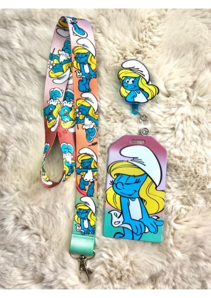 Şirine Boyun Askısı Yoyo ve Kartlık Set