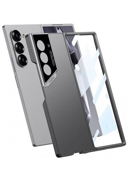 Galaxy Z Fold 6 ile Uyumlu Kılıf Ultra Ince Kamera Korumalı Sert Rubber 3. Gen Procase Kapak - Titanyum-Gri fiyatları