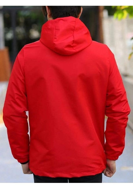 İçi Astarlı Su ve Rüzgar Geçirmez Erkek Cepli Yağmurluk fırsatları