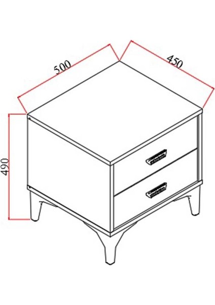 Sardes Komodin Beyaz fırsatları