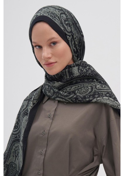 Saphire Soft Yeşil Early Ipek Şal