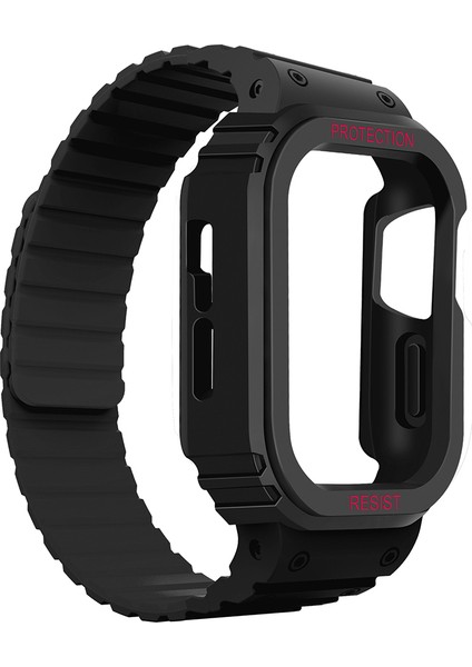 Apple Watch Series 10 / 11 Kılıf 46MM KD-142 Airbag Tasarımlı Kasa Koruyuculu Silikon Kordon fiyatları