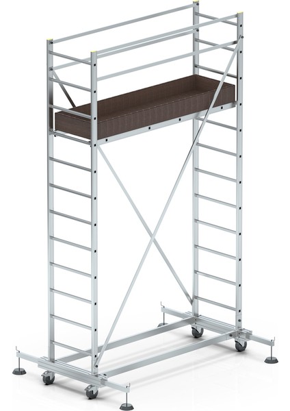 - Sky Master Tek Parçalı Alüminyum Iskele Merdiven 1x3,5