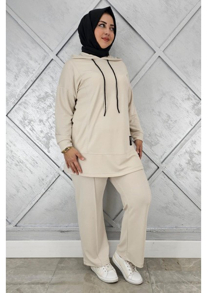Kadın Kapüşonlu Arma Detaylı Tesettür Takım fiyatları