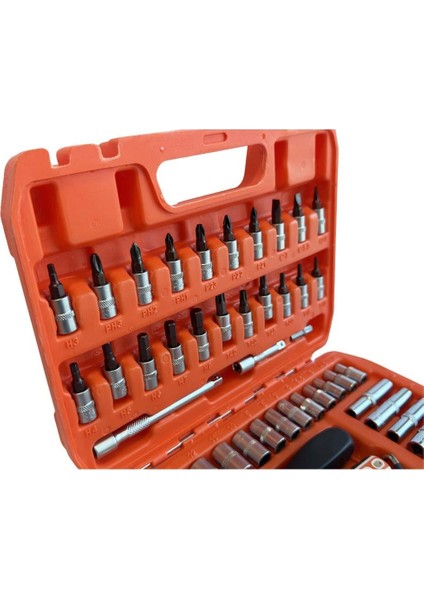 Unıversal 1/4 Cırcırlı Lokma Anahtar Takımı Bits Uç Seti 53 Parça fırsatları